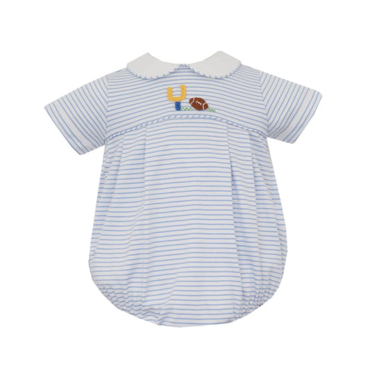 Football Blue Knit Stripe BUBBLE