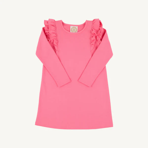 Long Sleeve Ruehling Ruffle Dress Romany Rose
