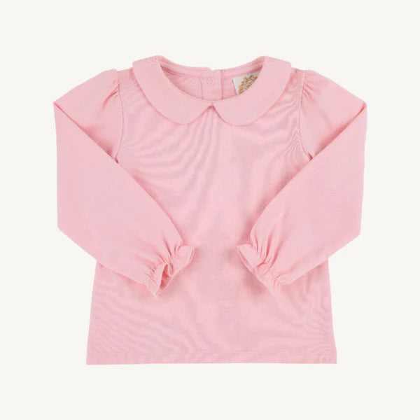 Maude's Peter Pan Collar Shirt (Long Sleeve Pima) 
Sandpearl Pink