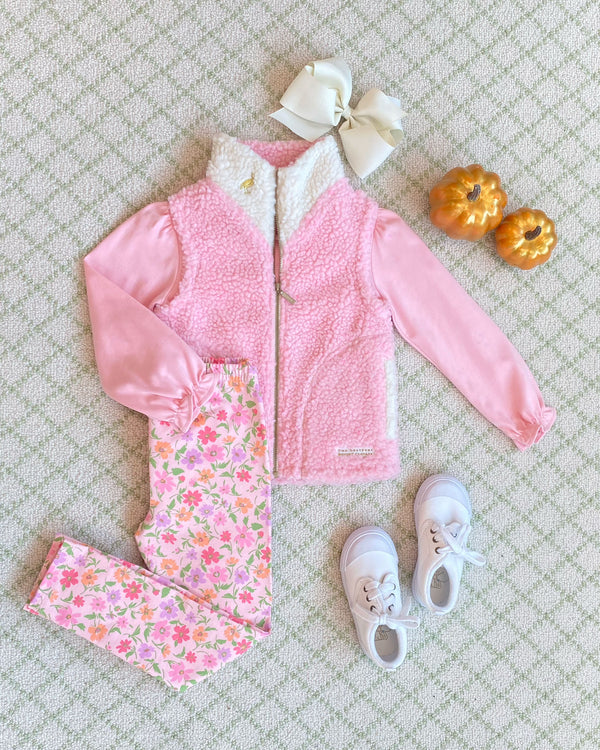 Maude's Peter Pan Collar Shirt (Long Sleeve Pima) 
Sandpearl Pink