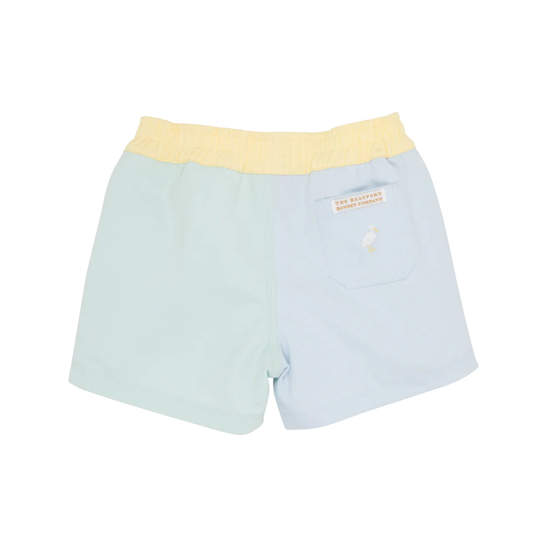 Sheffield Shorts, Sea Island Foam/Buckhead Blue/Bellport Butter Yellow