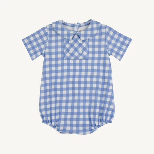 Benny Bubble Park City Periwinkle Gingham