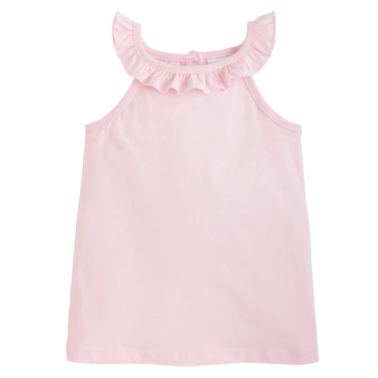 Ruffled Tank, Light Pink