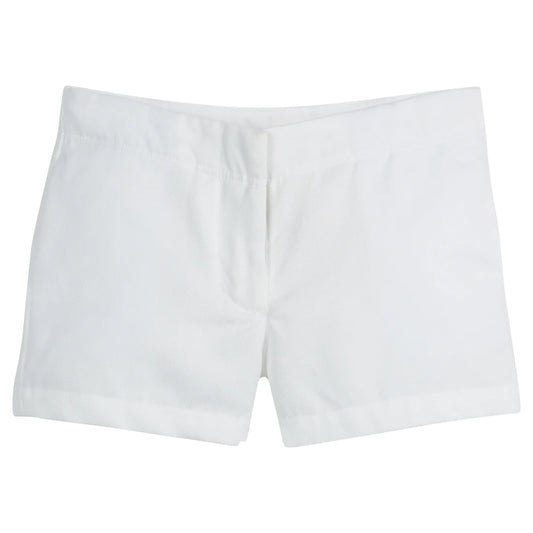 Mini Short-White Twill