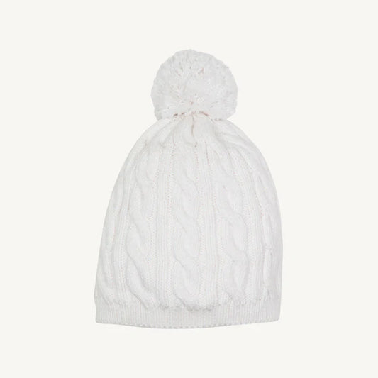 Collins Cable Knit Hat, Palmetto Pearl