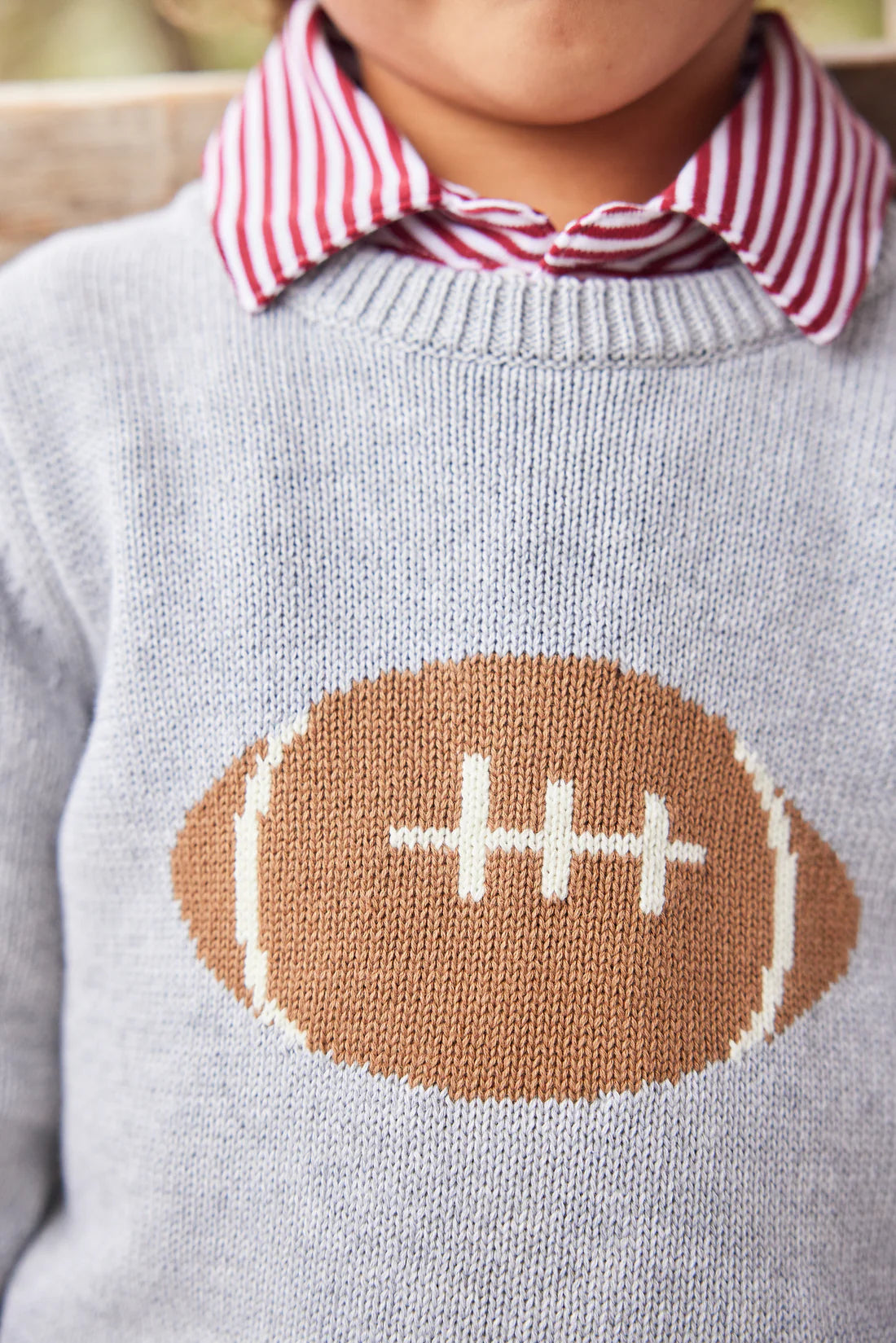 Intarsia Sweater - Football