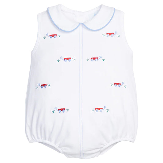 Embroidered Peter Pan Bubble - Wagon