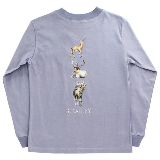 L/S Logo Tee, Deer