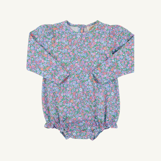 Long Sleeve Penny's Play Bubble Mountain Brook Mini Floral Parrot Cay Coral