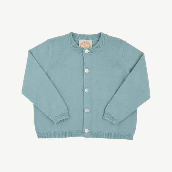 Cambridge Cardigan Old Greenwich Green with Pearlized Buttons