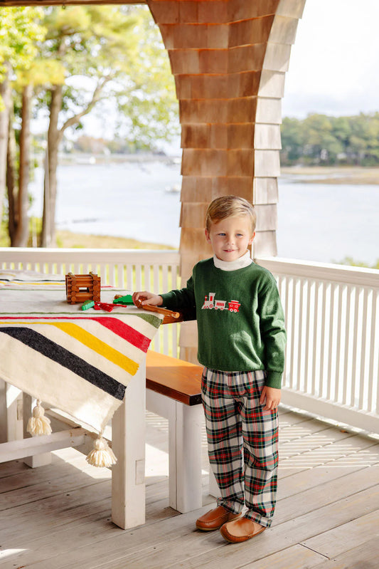 Sheffield Pants Aiken Place Plaid with Nantucket Navy