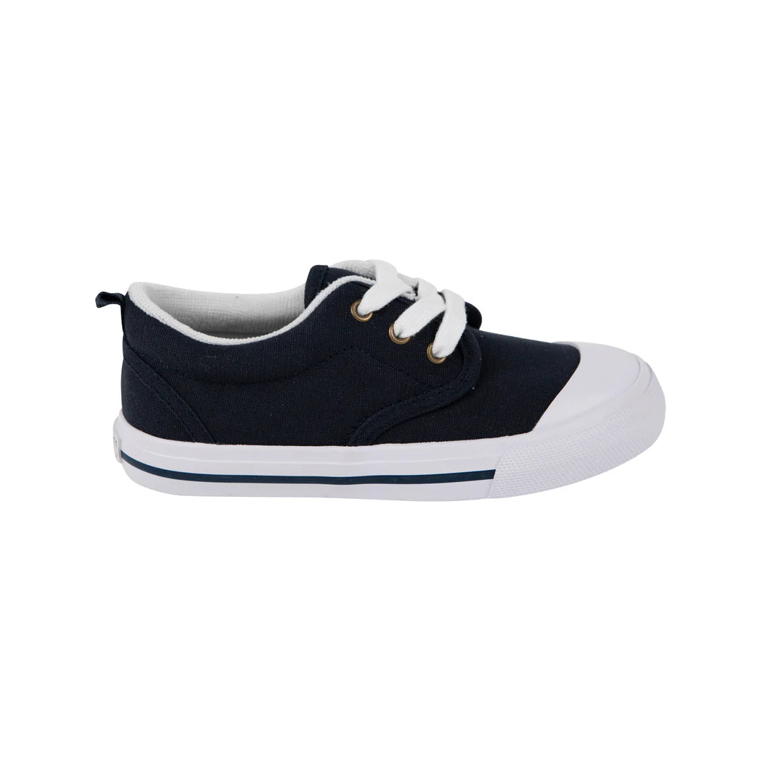 Prep Step Sneakers Nantucket Navy with Nantucket Navy Stripe
