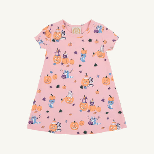 Polly Play Dress - Short Sleeve Candy and Critters Sandpearl Pink