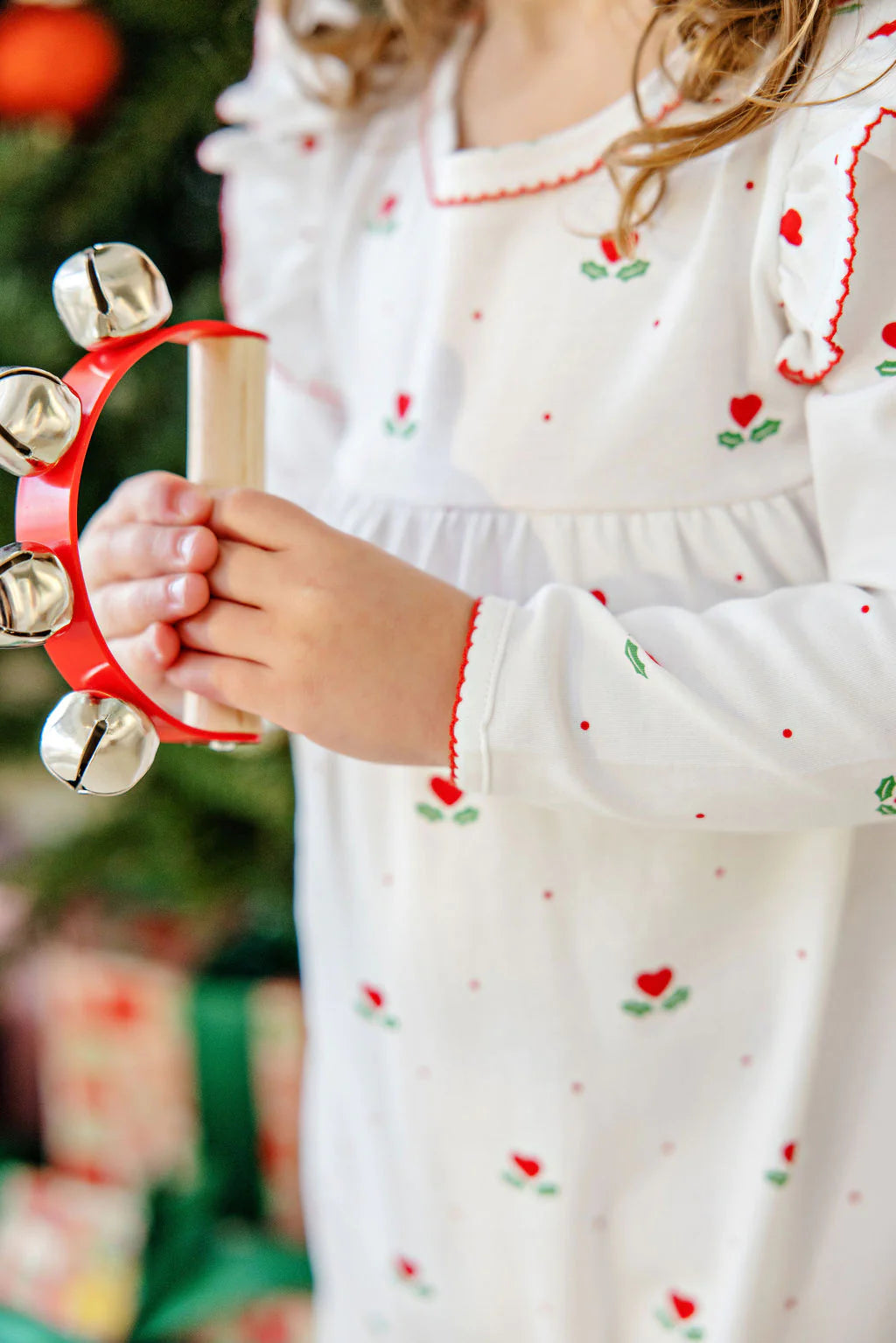 Leigh Ann Angel Sleeve Romper
Hartland Holly With Richmond Red