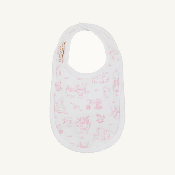 Burp Me Bib - Sir Proper’s Sweet Arrival - Hamptons Hot Pink
