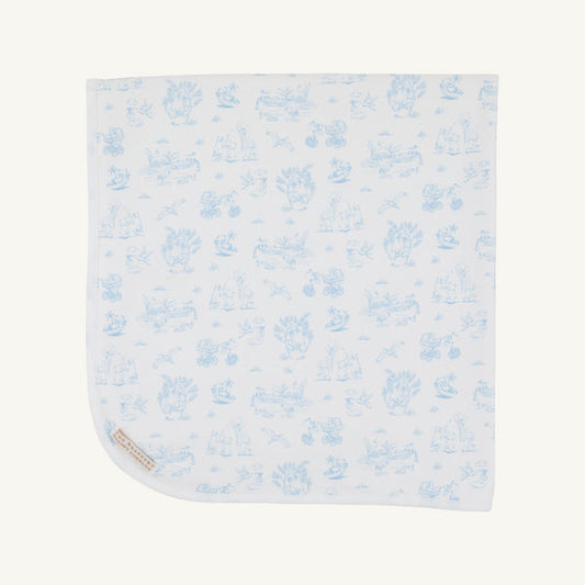 Baby Buggy Blanket - Sir Proper’s Sweet Arrival (Beale Street Blue)