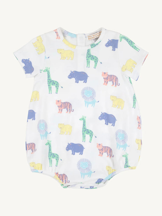 Short Sleeve Patton Play Bubble Wittle Wild One With Lake Worth Yellow