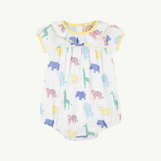 Ramona Ruffle Bubble Wittle Wild One With Lake Worth Yellow