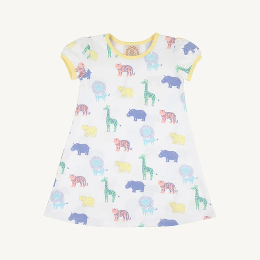 Penny’s Play Dress Wittle Wild One With Lake Worth Yellow
