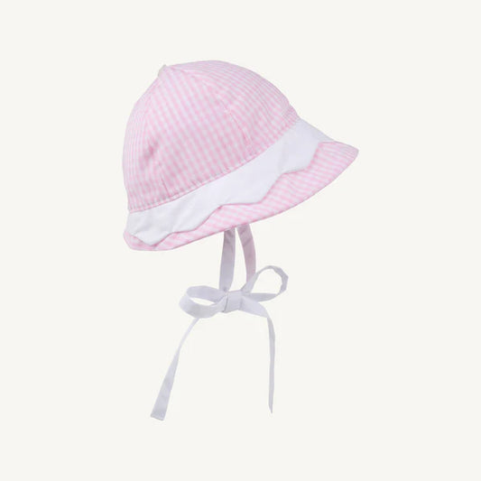 Hollingsworth Hat Pink Greenbrier Gingham
