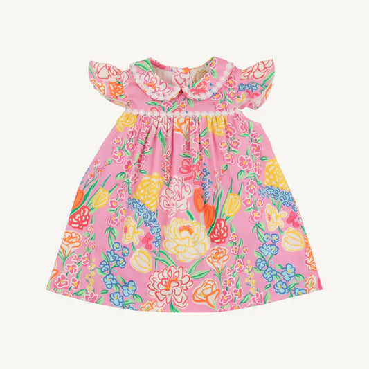 Franny Frock Sheridan French Floral Worth Avenue White