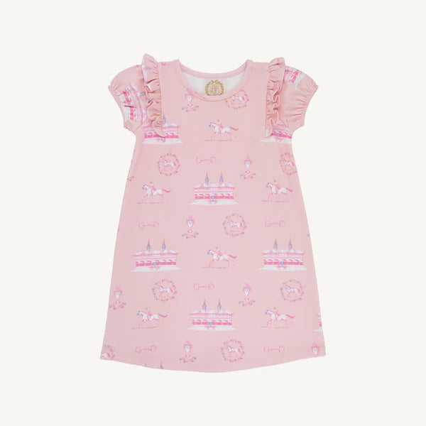 Dorcie Day Dress A Day at the Derby (Palm Beach Pink)