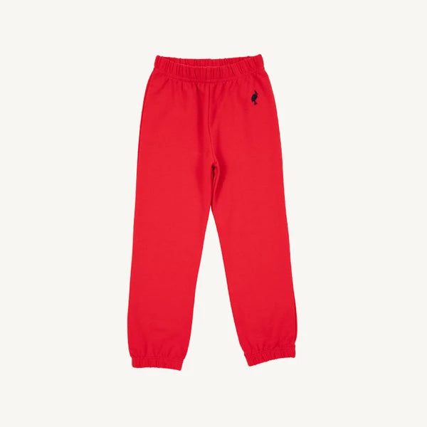 Gates Sweeney Sweatpants  Richmond Red with Nantucket Navy Stork