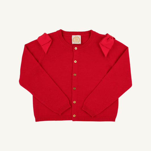 Cambridge Cardigan Richmond Red with Bows