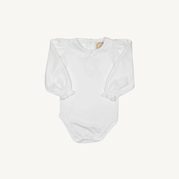 Maude's Peter Pan Collar Shirt (Long Sleeve Pima) 
Worth Avenue White