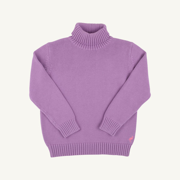 Townsend Turtleneck Valley High Violet with Winter Park Pink Stork