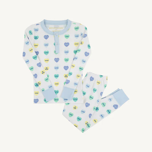 Sutton's Sweet Dream Set We Heart You (Buckhead Blue) with Buckhead Blue