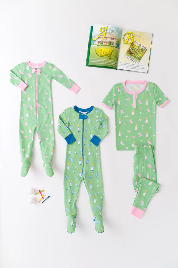 Sara Jane's Short Sleeve Set Clubhouse Couture (Pier Party Pink) with Pier Party Pink