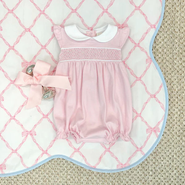 Banbury Bubble Palm Beach Pink with Worth Avenue White