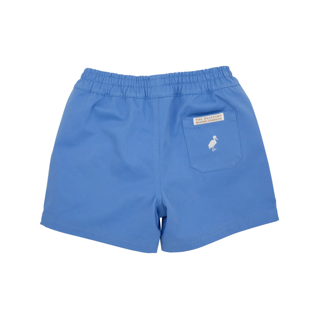 Sheffield Shorts (Twill) Sunrise Boulevard Blue With Saratoga Stone Stork