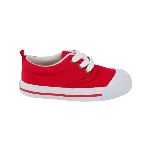 Prep Step Sneakers Richmond Red With Richmond Red Stripe