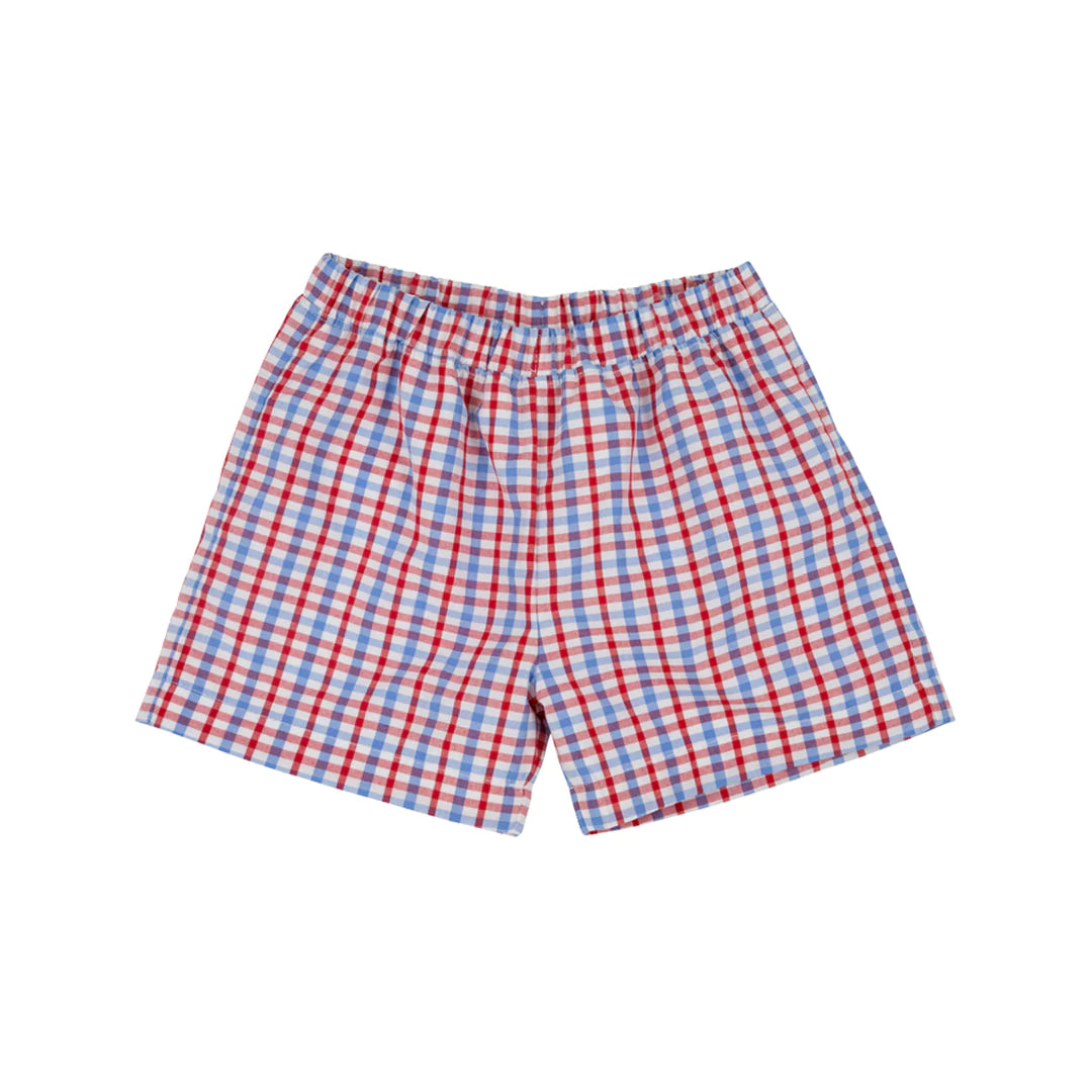 Shelton Shorts
Provincetown Plaid With Richmond Red Stork