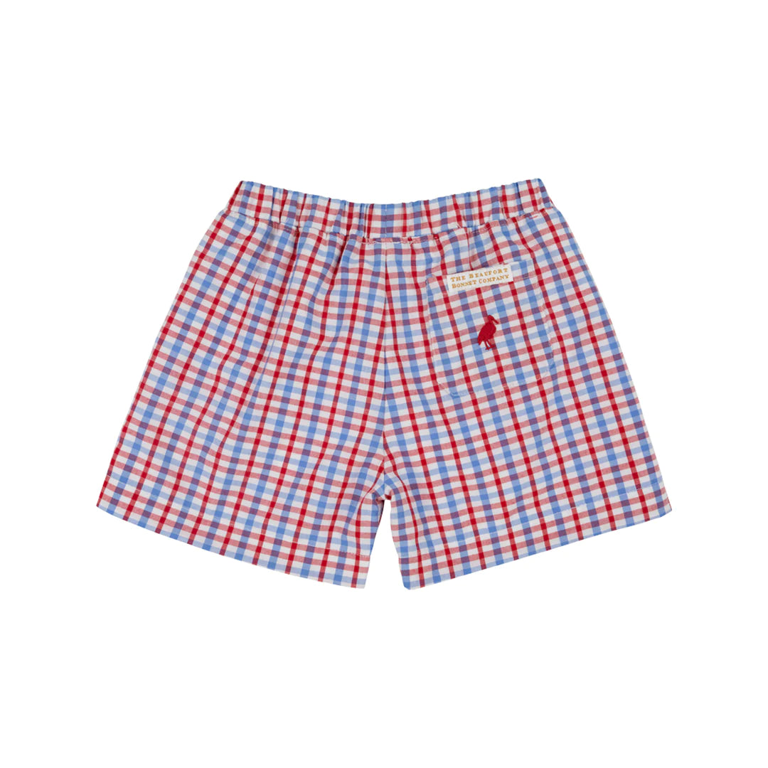 Shelton Shorts
Provincetown Plaid With Richmond Red Stork