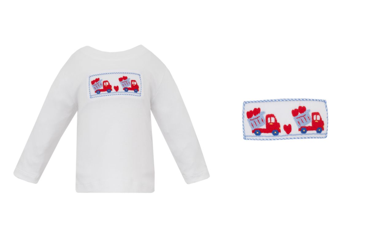 Valentines Day Boy Light Blue Gingham Pants (Lined)