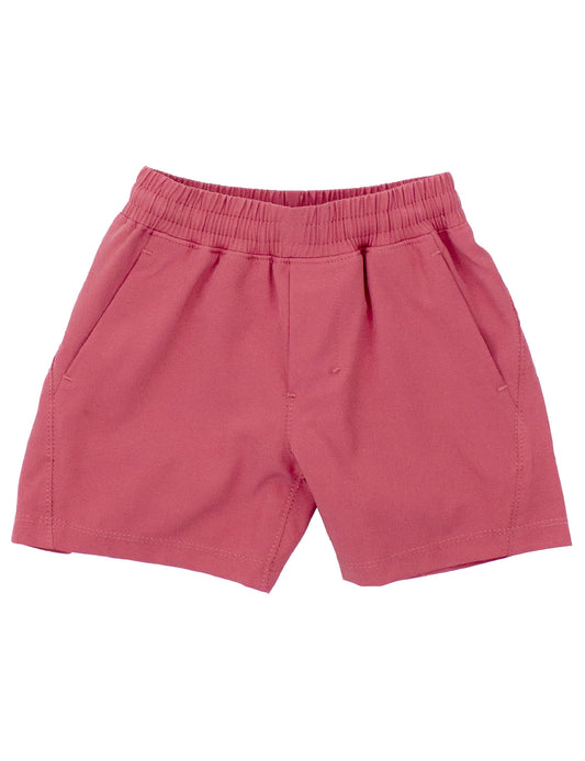 Court Shorts-Salmon