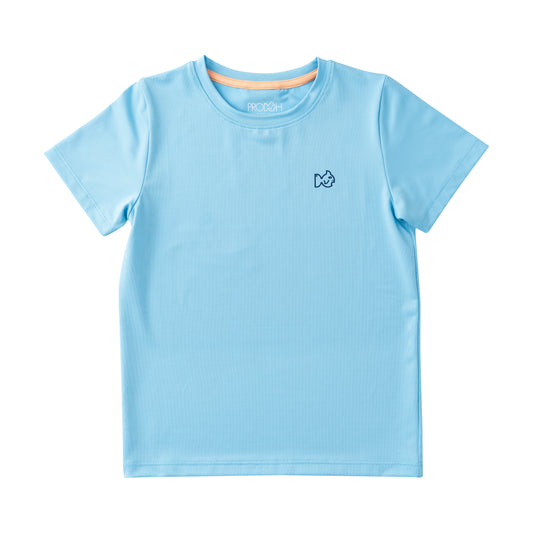 Boys Short Sleeve Pro Performance Tee-Baltic Sea