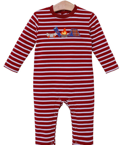 Camping Appliqué Romper