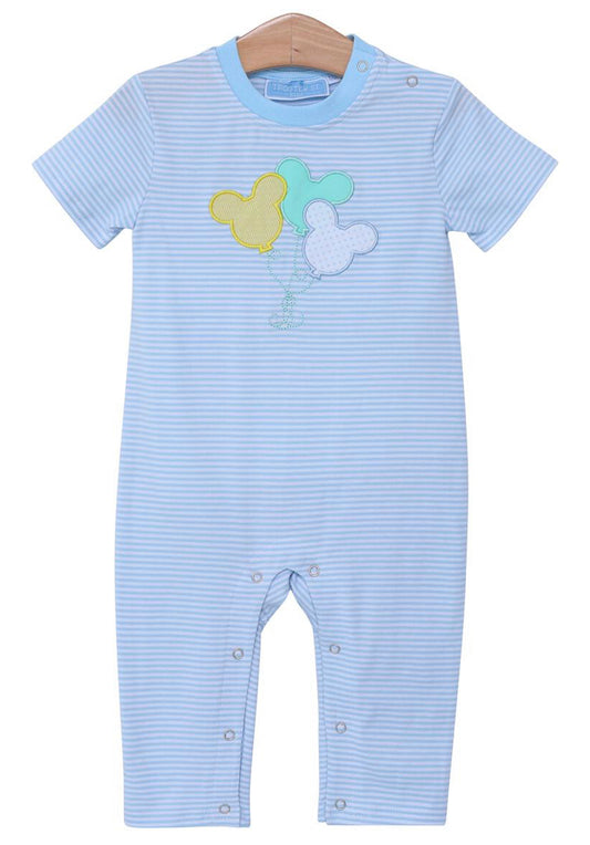 Mouse Balloon Appliqué Romper