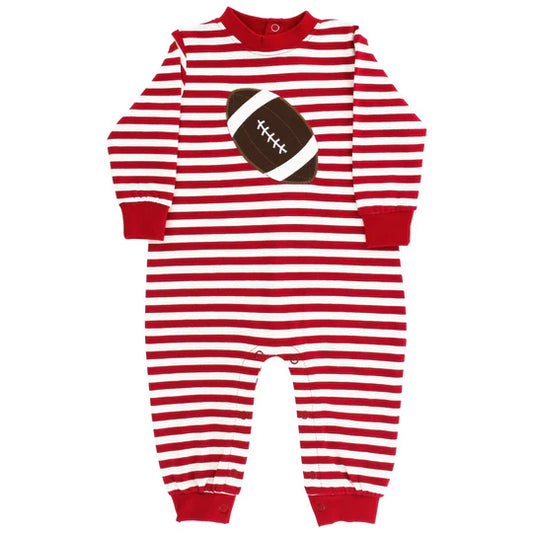 Football-Boys Knot Romper