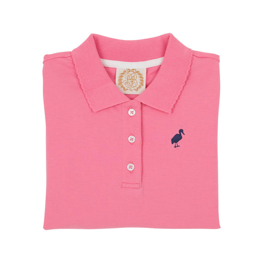 Anna Price Polo, Hamptons Hot Pink/Nantucket Navy