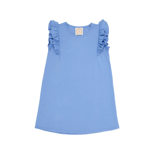 Ruehling Ruffle Dress, Barbados Blue