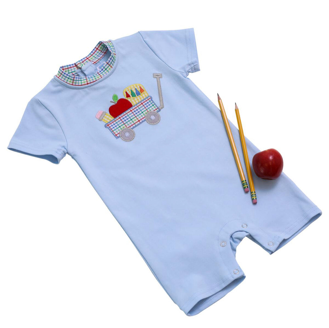 School Supplies Wagon Romper