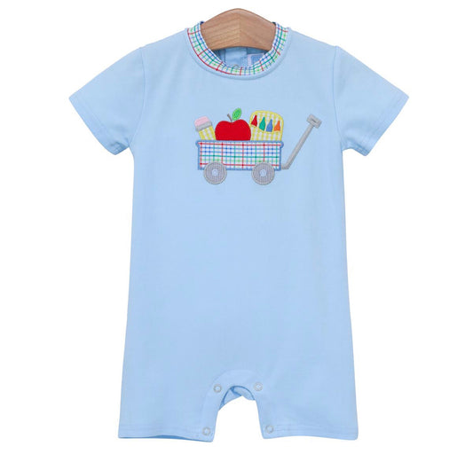 School Supplies Wagon Romper