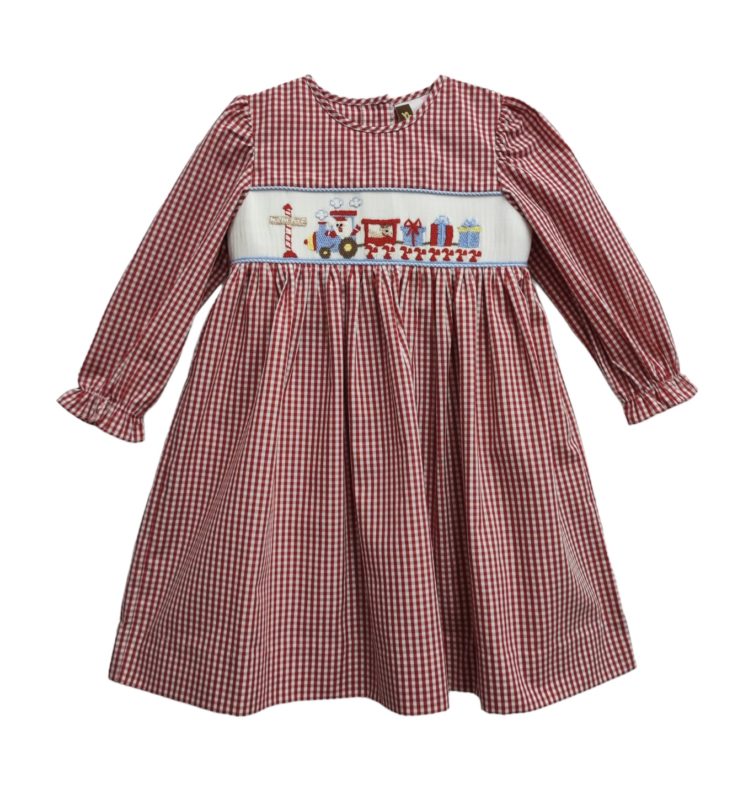 Smocked Train Ruffle Pant Set