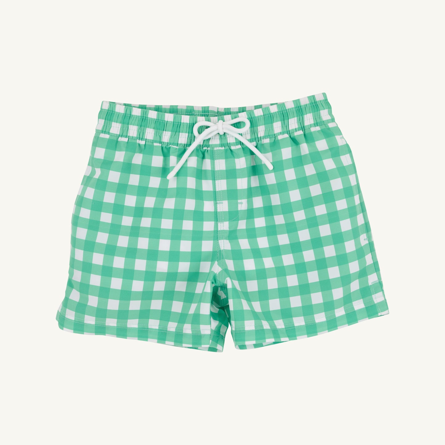 Tortola Swim Trunks Gibson Island Green Worth Avenue White