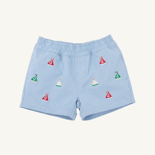 Critter Sheffield Shorts Beale Street Blue Sailboats